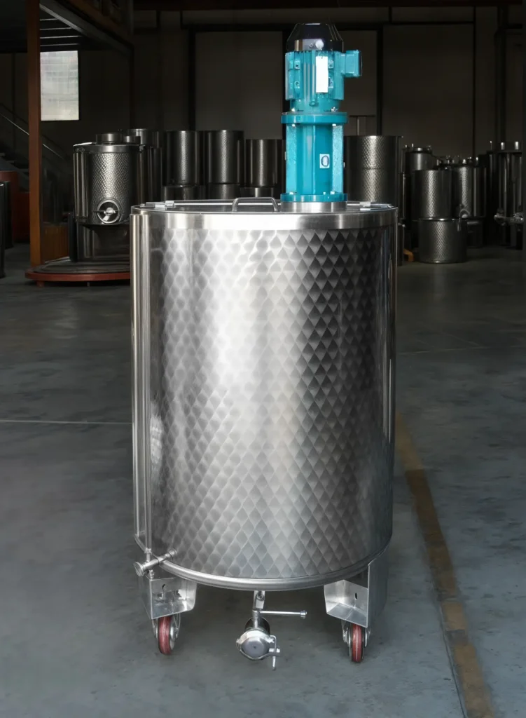 Miscelatori in acciaio inox movimentabile